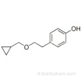 Phénol, 4- [2- (cyclopropylméthoxy) éthyle] - CAS 63659-16-5